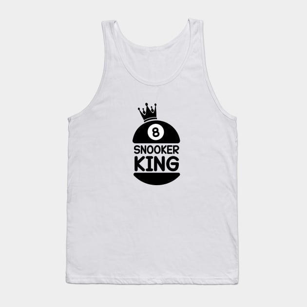 Snooker King billiard player Tank Top by Adrian's Outline